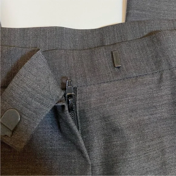 Lafayette 148 New York 100% wool women’s pants trousers straight leg gray size 6 - Picture 11 of 13